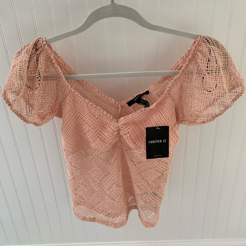 Pastel Pink Short Sleeve Top